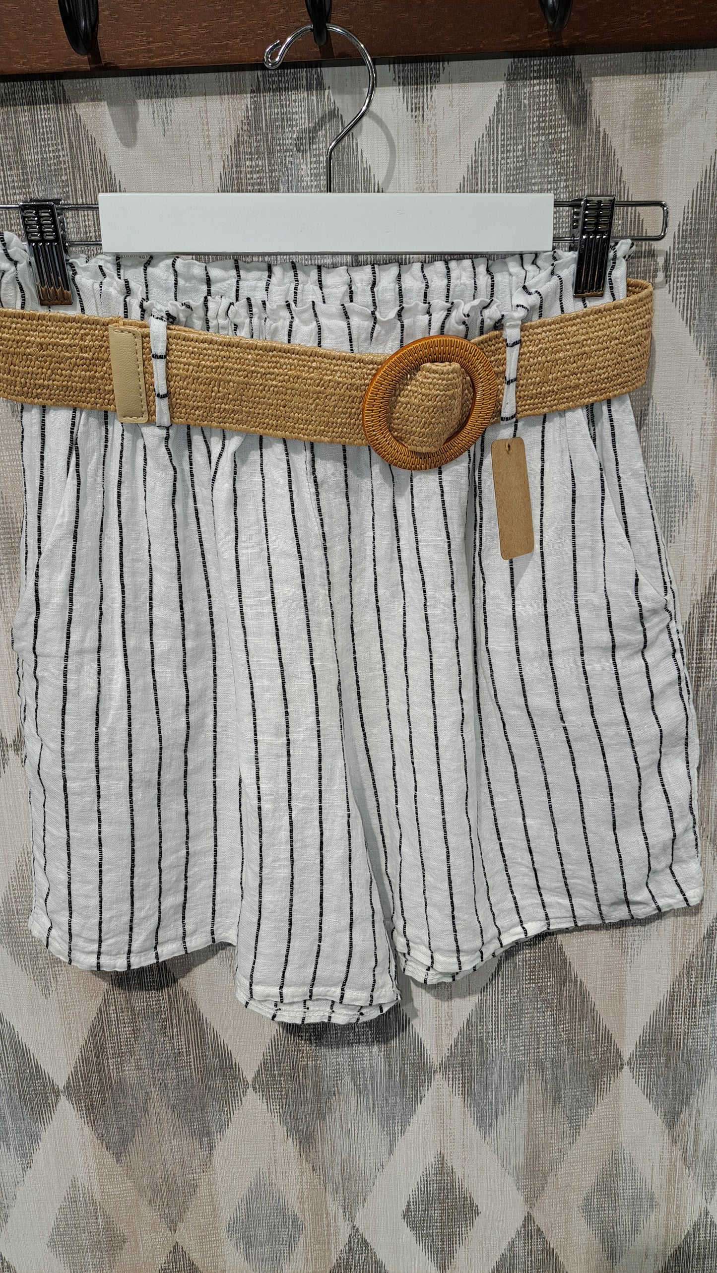 Short de rayas