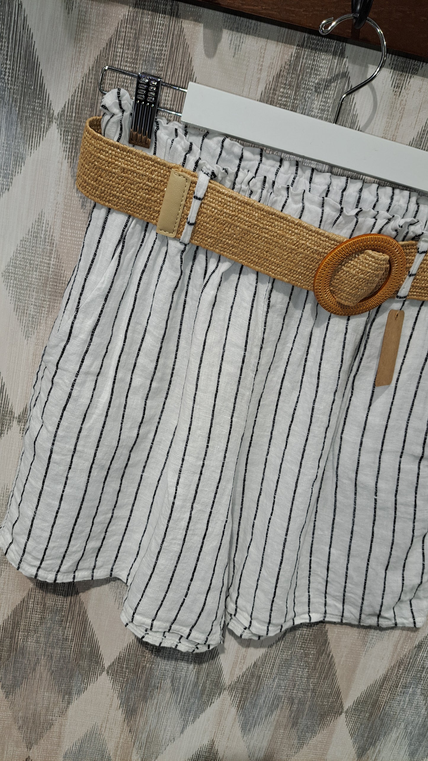 Short de rayas