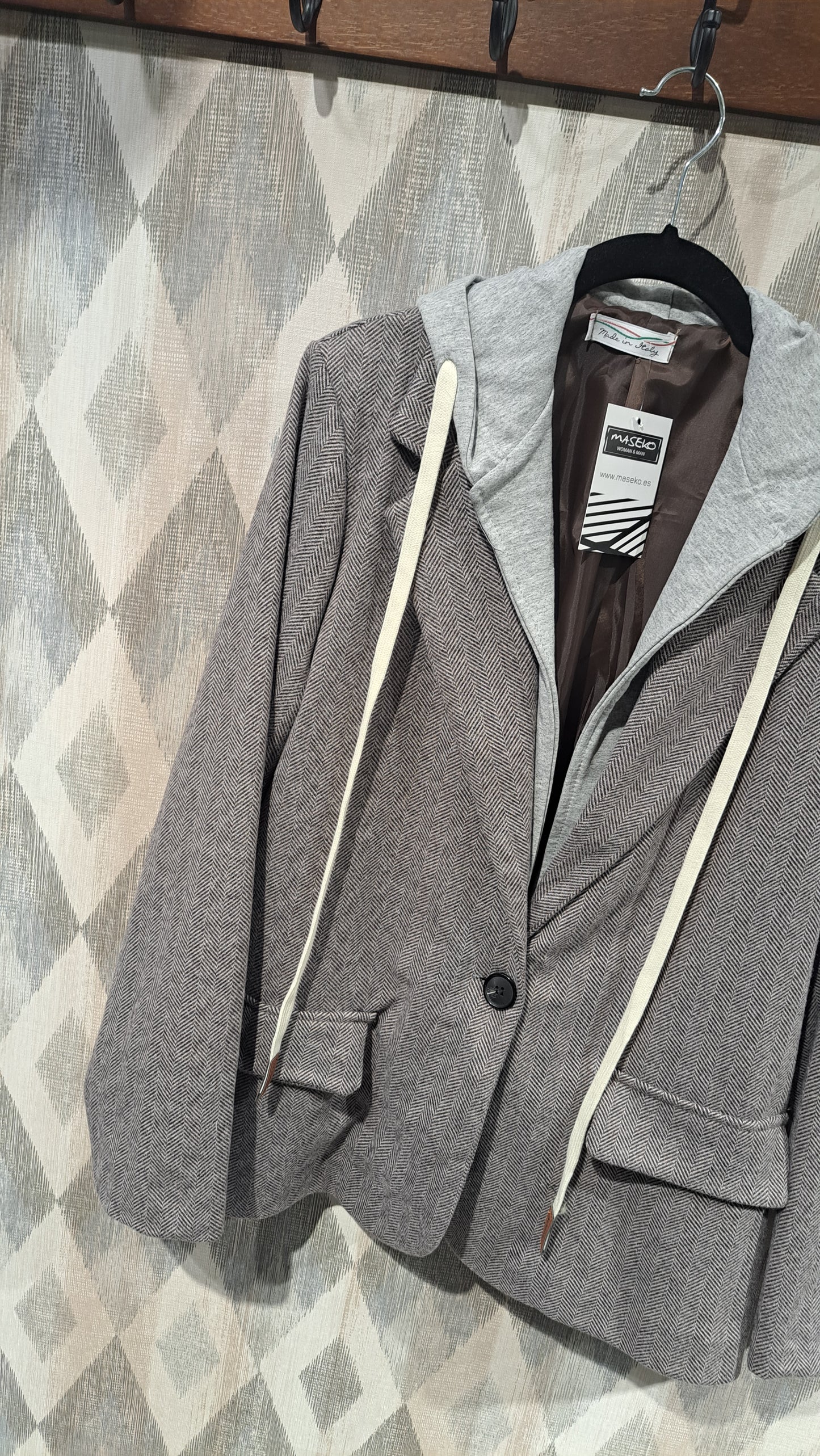 Blazer con capucha