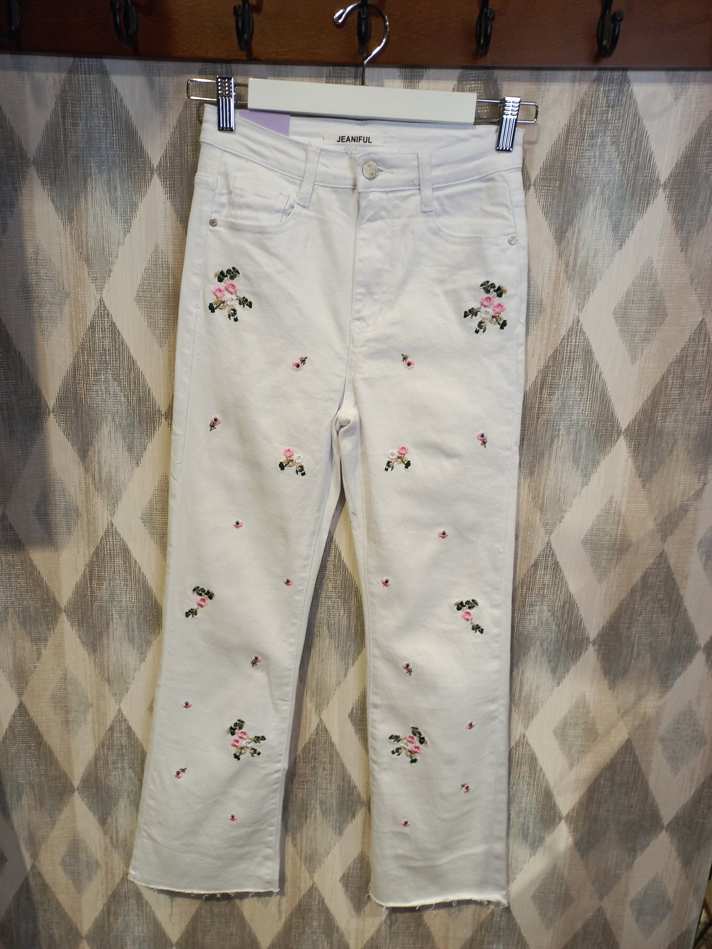 Jeans A38 Flowers