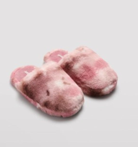 Pantuflas hogar mujer rosa