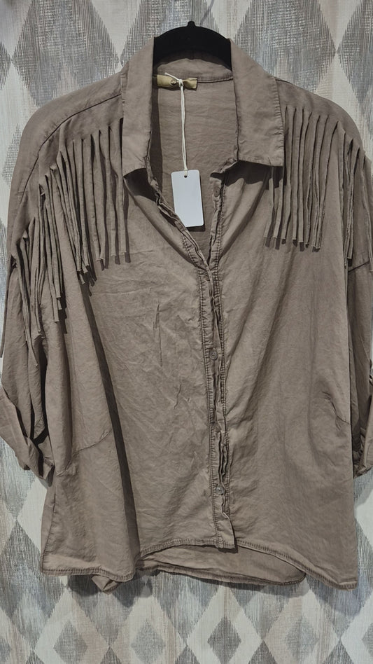 Camisa flecos