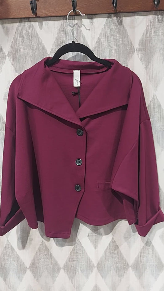 Chaqueta burdeos