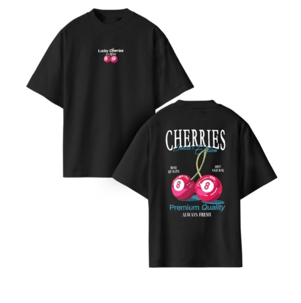 Camiseta Cherries oversize