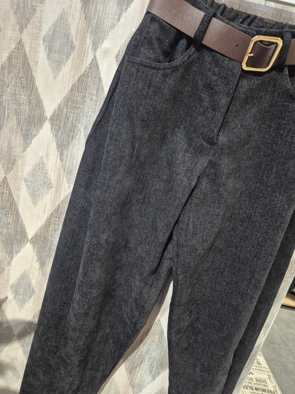 Pantalón paperbag