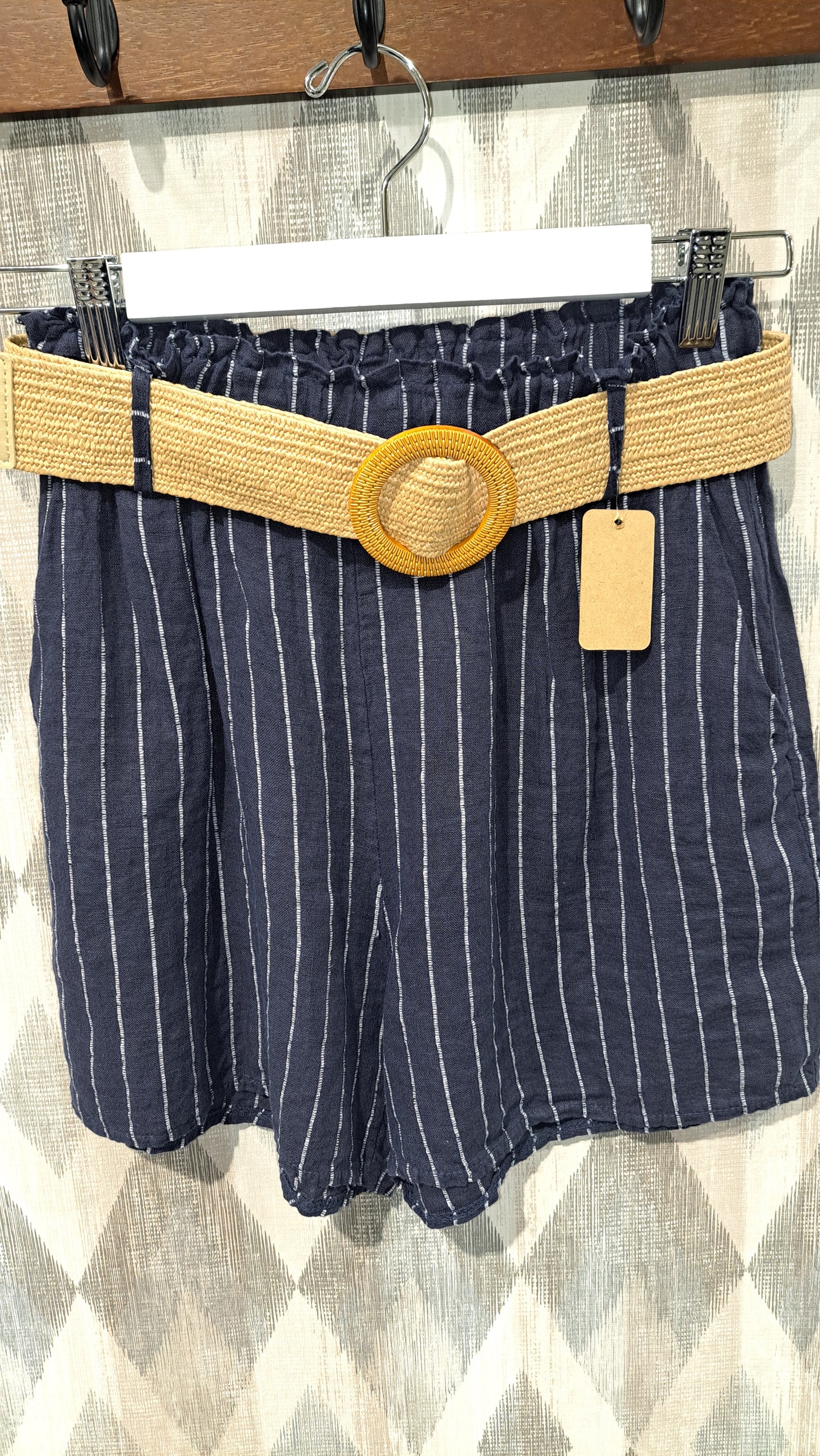 Short de rayas