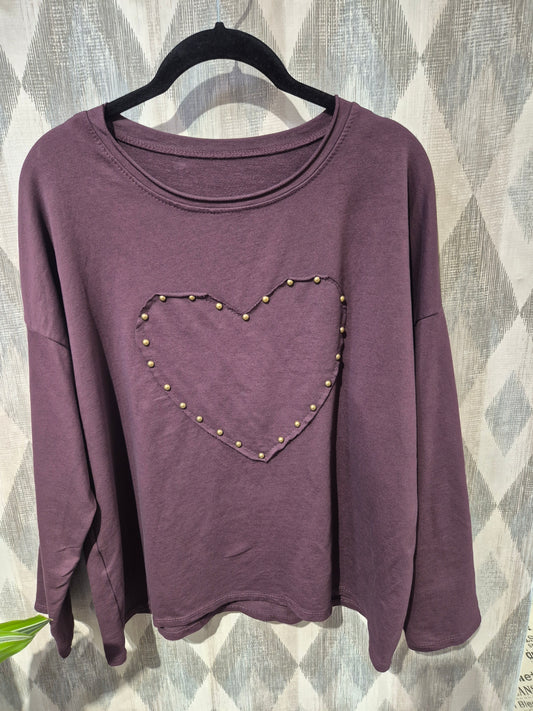 Sudadera corazón