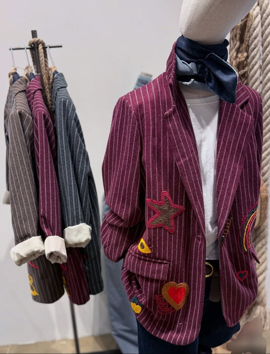 Blazer rayas