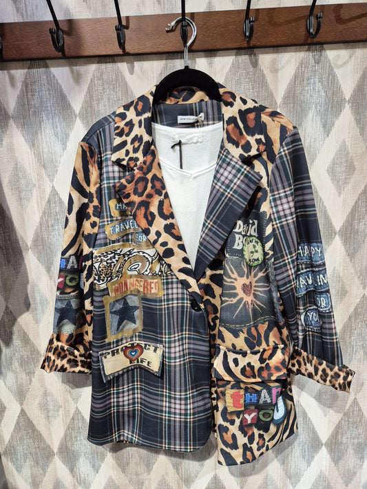 Blazer estampada
