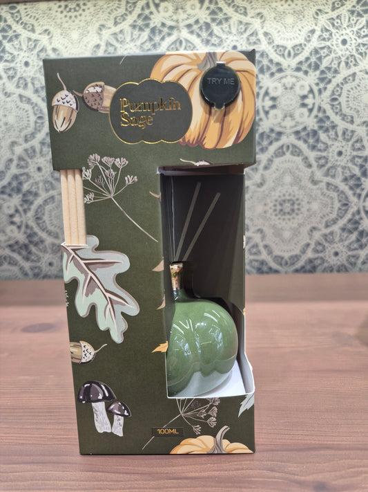 Mikado de calabaza y salvia