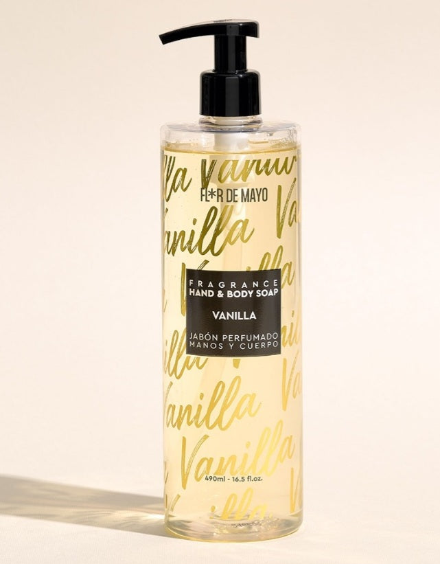 Hand & Body Soap Vainilla Fragrance,490ml