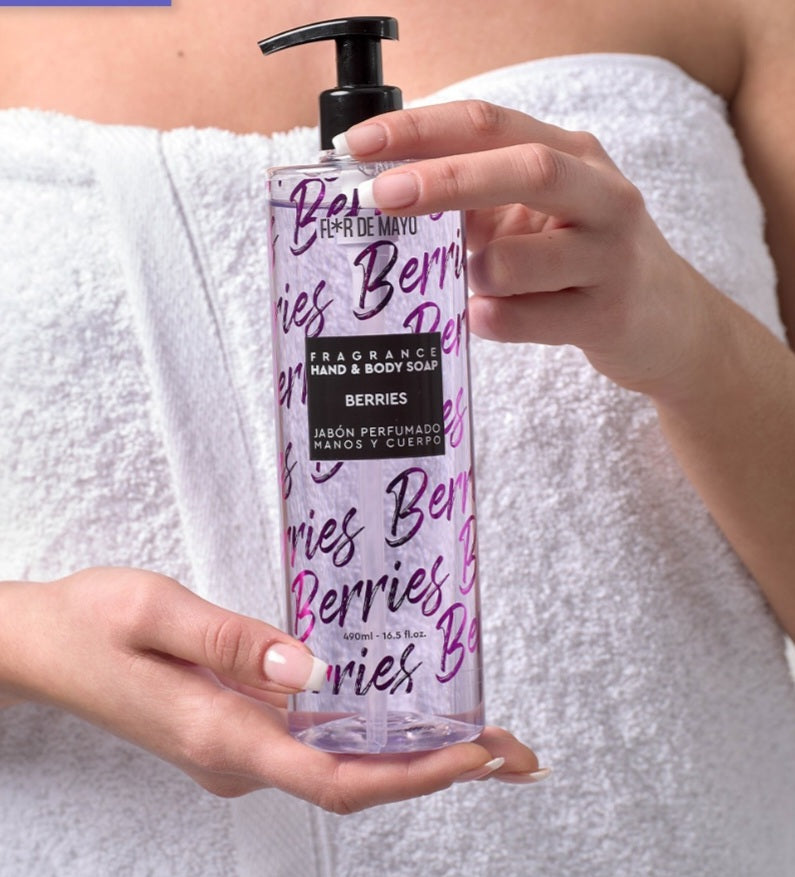 Hand & Body Soap Berries Fragrance,490ml