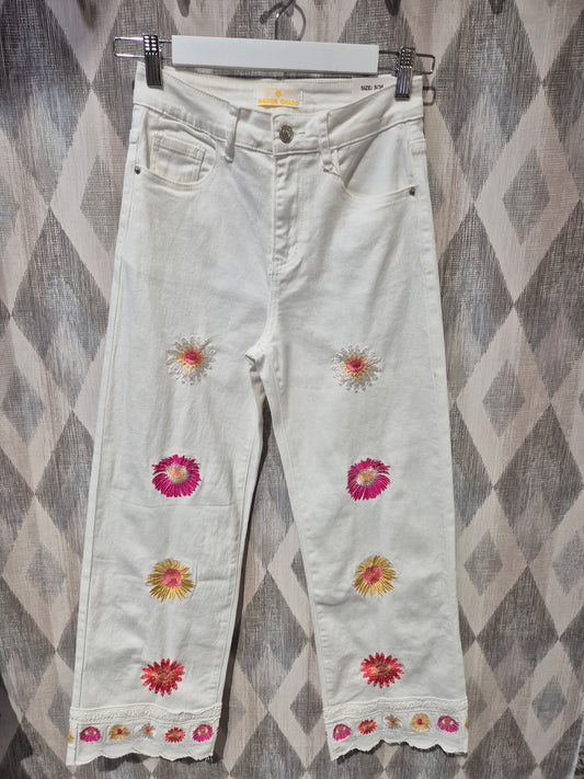 Jeans flores